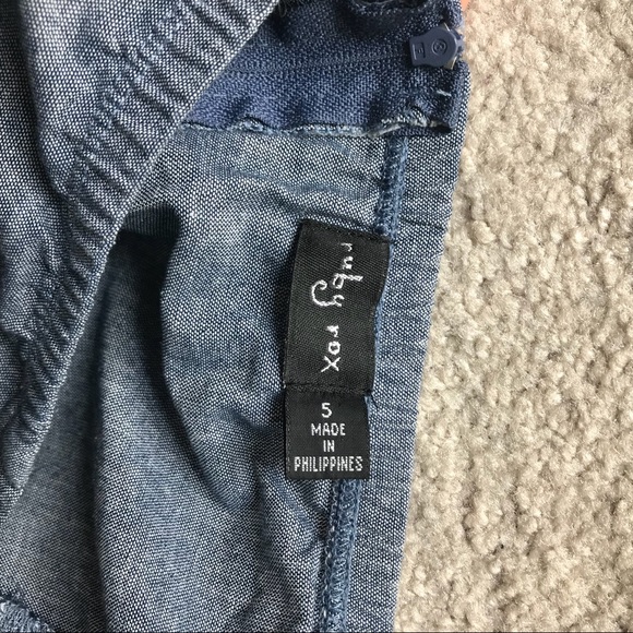 Denim blue halter dress - Picture 4 of 4